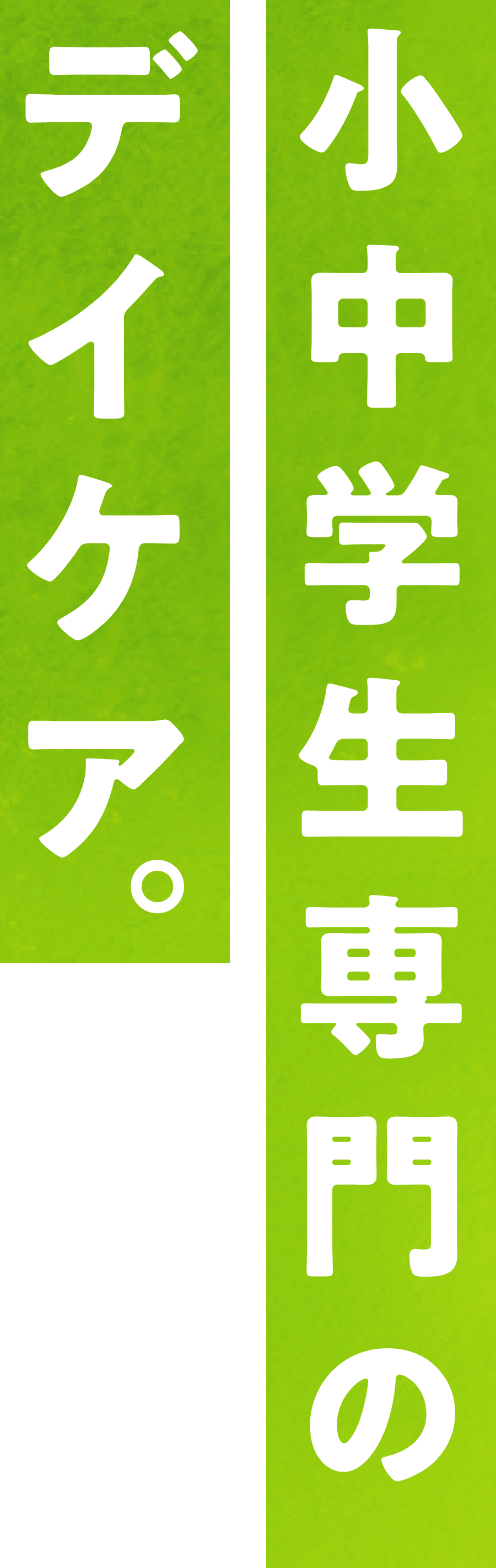 小中学生専門のデイケア。